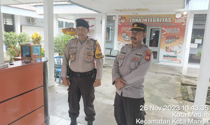 Jelang Masa Kampanye, Sat Samapta Polres BS Giatkan Patroli Ke Kantor KPU dan Bawslu Serta Gudang KPU Guna Wujudkan Kamtibmas Yang Kondusif