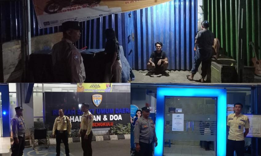 Cegah Tindak Pidana 3C, Polsek Muara Bangkahulu  Patroli di Kelurahan Bentiring