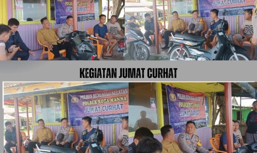 Mendengar Keluhan Warga Binaan Secara Langsung, Polsek Kota Manna Gelar Jumat Curhat