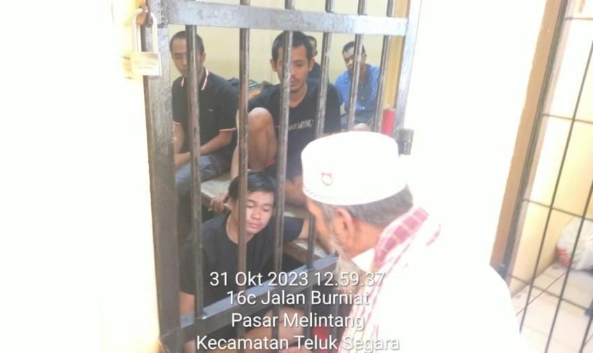 Tingkatkan Keimanan Serta Ketaqwaan, Polresta Bengkulu Rutin Laksankan Binrohtal Kepada Tahanan 