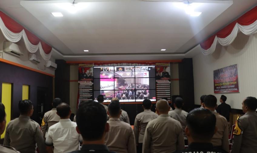 Polres BS Gelar Syukuran Dalam Rangka HUT Humas Polri ke-72 Tahun 2023 