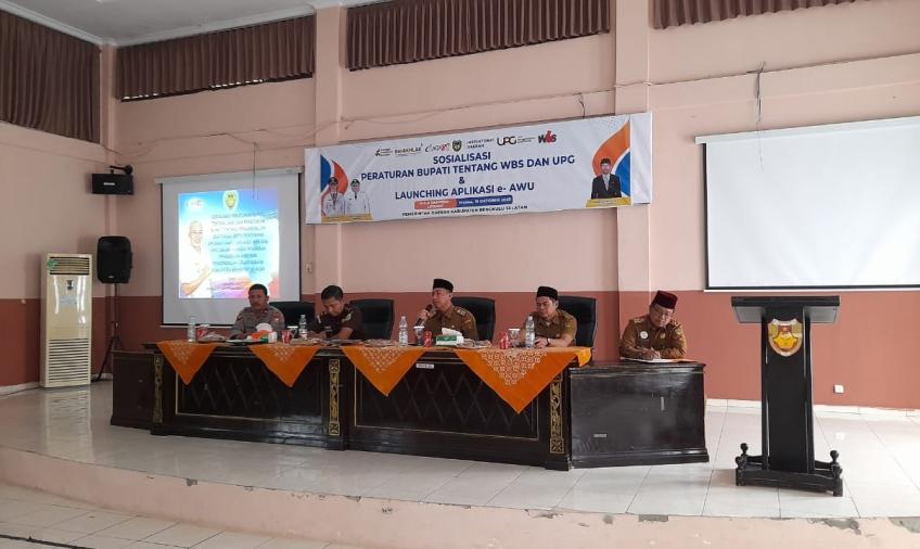 Kapolres BS Hadiri Launching, E -Awu Pemda Bengkulu Selatan