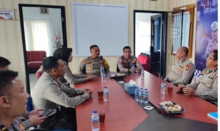 Polres Rejang Lebong Terima Kunjungan Tim Supervisi Korlantas Polri