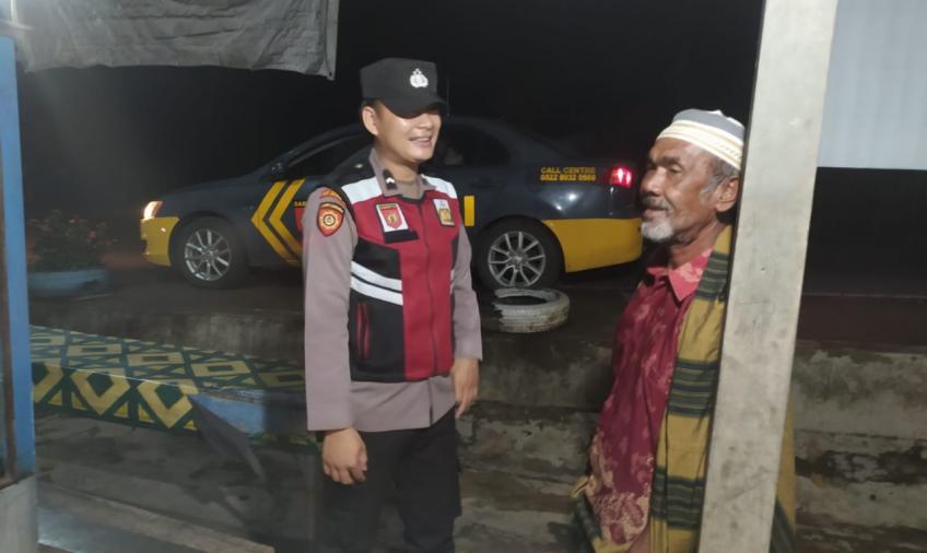Antisipasi Kejahatan, Polsek Batiknau Gencar Laksanakan Patroli Malam Hari