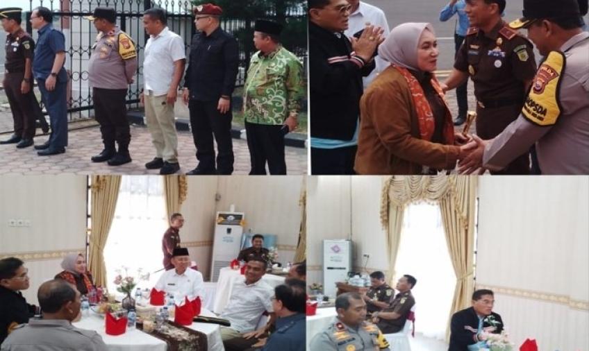 Polresta Bengkulu Lakukan Pengamanan Kedatangan Pejabat Baru Kajati Bengkulu Rina Virawati