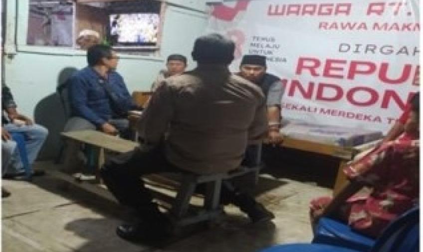 Polsek Muara Bangkahulu Patroli Keliling Malam Hari, Sampaikan Imbauan Kamtibmas