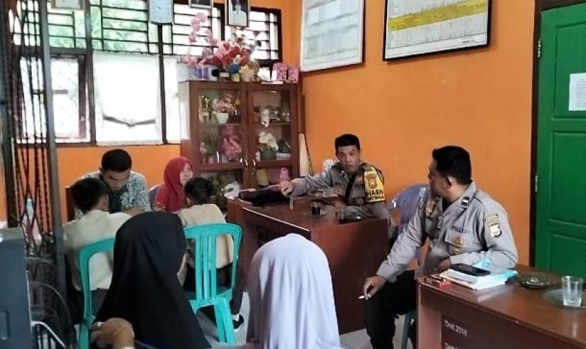 Bobol Sekolah, Polsek Lais Berikan Pembinaan Kepada Remaja Talang Rasau