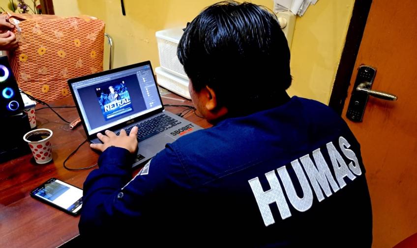 Dukung Pemilu Damai, Satgas Humas Polres Kepahiang Sampaikan Pesan Kamtibmas Melalui Media Sosial