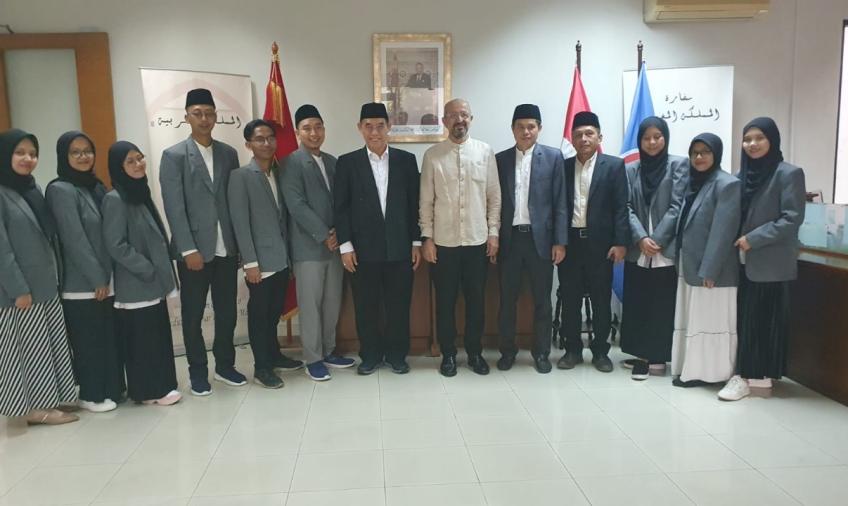Dubes Maroko Lepas Mahasiswa PKU ke Universitas Qarawiyyin 