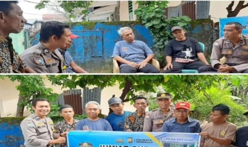 Polsek Ratu Agung Jumat Curhat Bersma Warga Kelurahan Kebun Beler