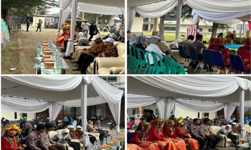 Wakapolresta Bersama Personel Lakukan Monitoring dan Pengamanan Kegiatan Lomba Mewarnai, dan Bedah Litersasi Budaya Adat Bengkulu