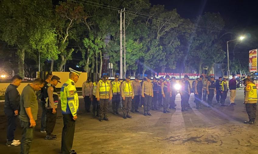 Regu II Personel Polresta Bengkulu Gelar Patroli KRYD 