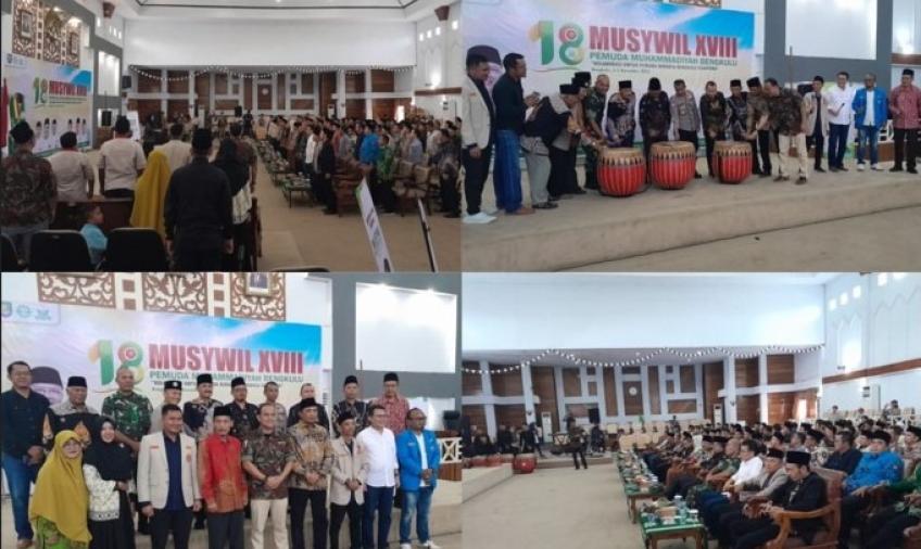 Personel Polresta Bengkulu Monitoring Kegiatan Pembukaan Musywil XVIII Pemuda Muhamdiyah 