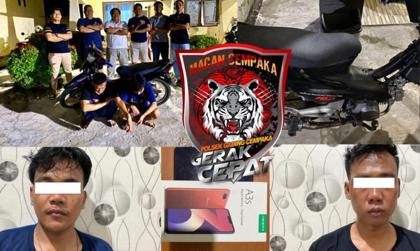 Dua Pelaku Jambret Beraksi di Kota Bengkulu Diamankan Polsek Gading Cempaka