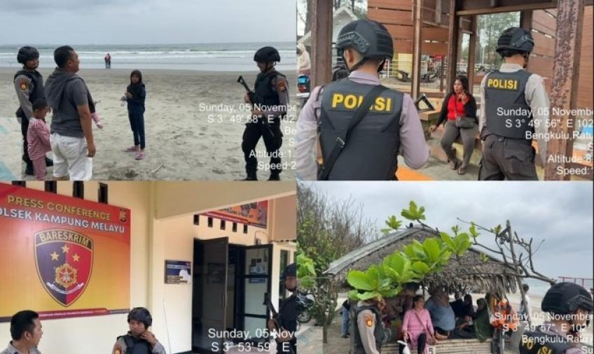 Patroli, Personel Sat Samapta Sampaikan Imbauan kepada Warga Waspada Aksi Kriminalitas