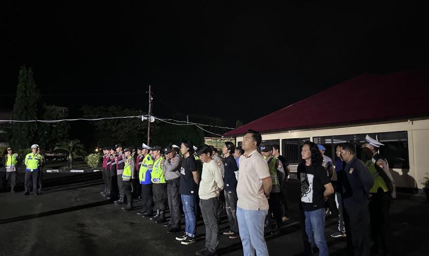 Personel UKL Polres BS Gelar Patroli Antisipasi Balap Liar dan 3C