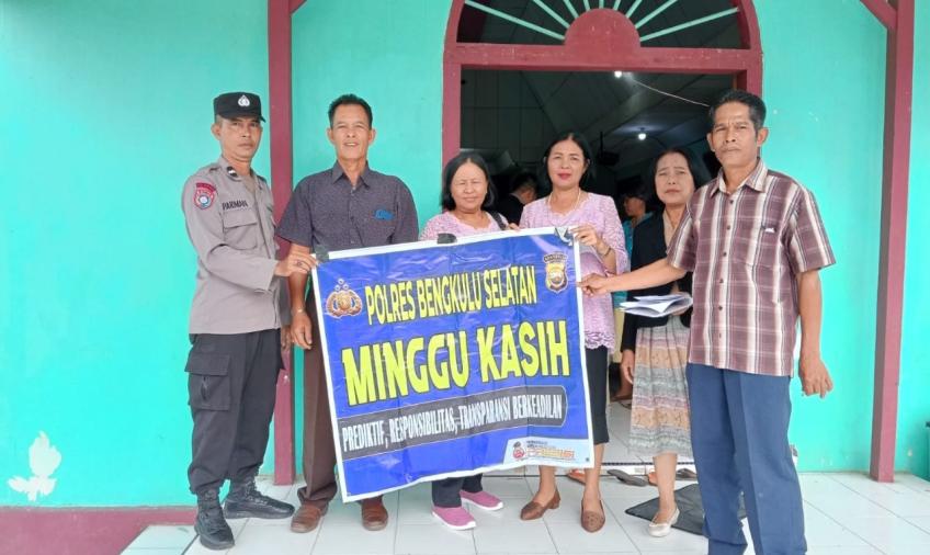 Pererat Jalinan Silaturahmi dan Monitor Situasi Warga Binaannya, Polsek Seginim Laksanakan Kegiatan Minggu Kasih