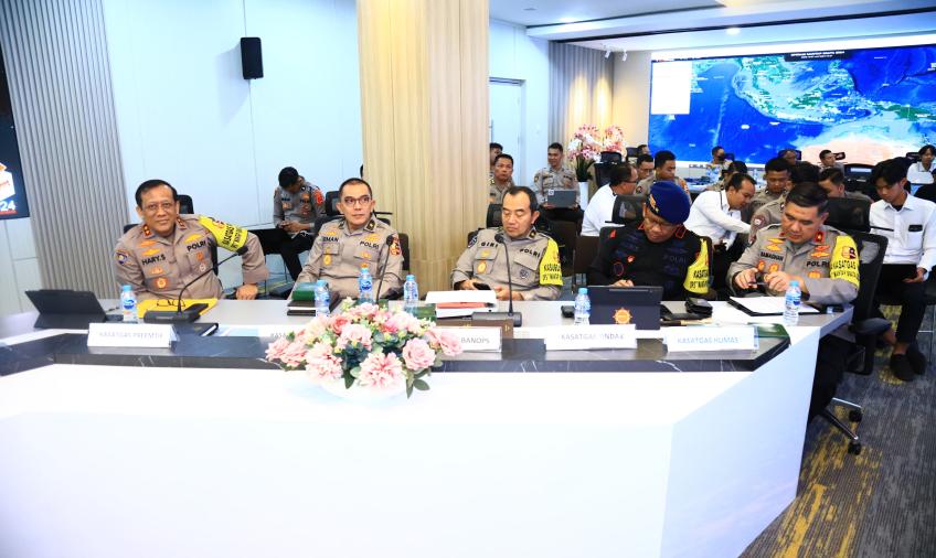 Polri Gelar Pelatihan Olah Strategi Operasi Mantap Brata