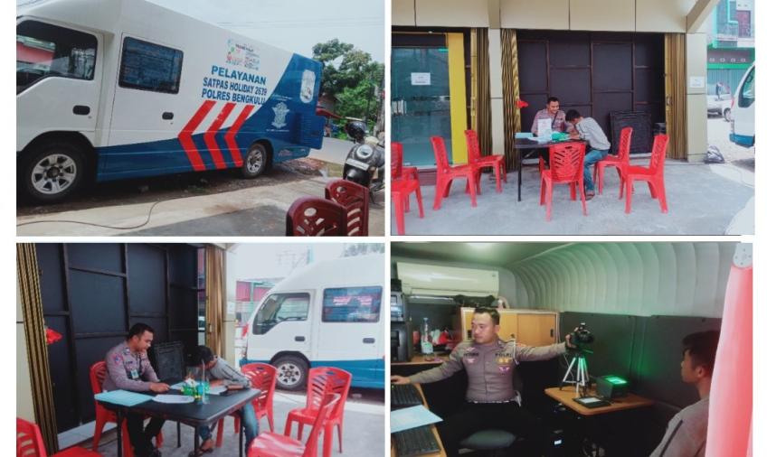 Polresta Bengkulu Gelar Pelayanan Pernerbitan dan Perpanjangan SIM Keliling