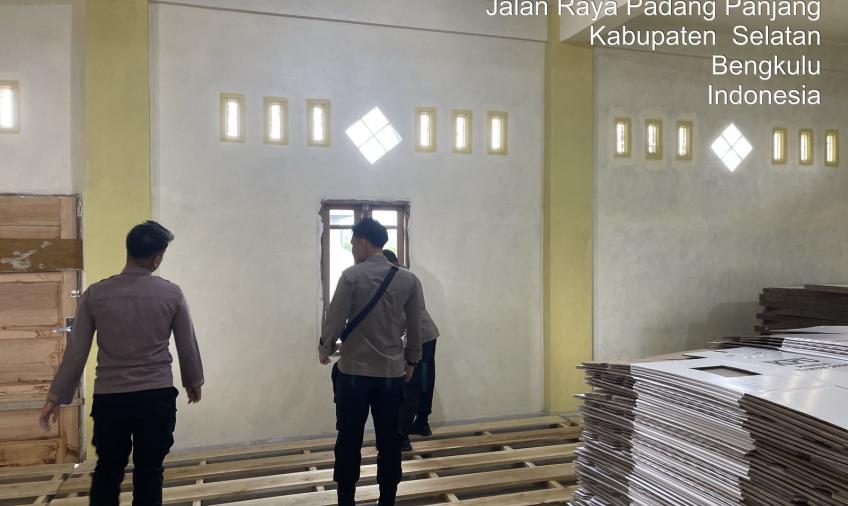 Gudang Logistik KPU BS Dijaga Ketat 1x24 Jam Oleh Polisi