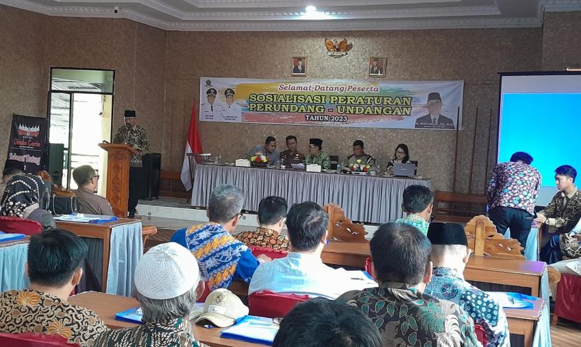 Kasat Resrim Jadi Narasumber Sosialiasi Peraturan Perundangan-undangan 