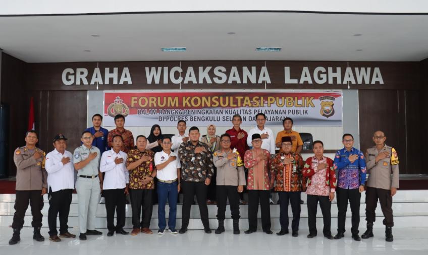 Tingkatkan Kualitas Pelayanan Publik Polres BS Gelar Forum Konsultasi Publik 