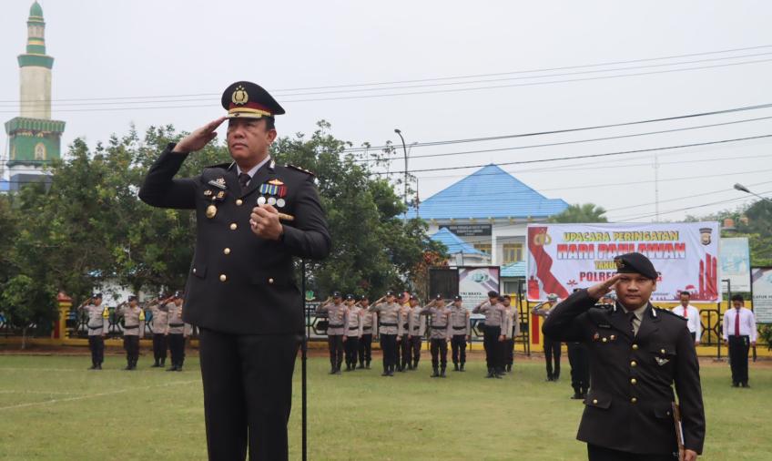 Polres Lebong Gelar Upacara Peringatan Hari Pahlawan