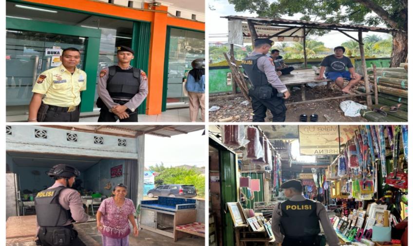 Jaga Kondusifitas Wilkum, Sat Samapta Polresta Bengkulu Patroli Sore