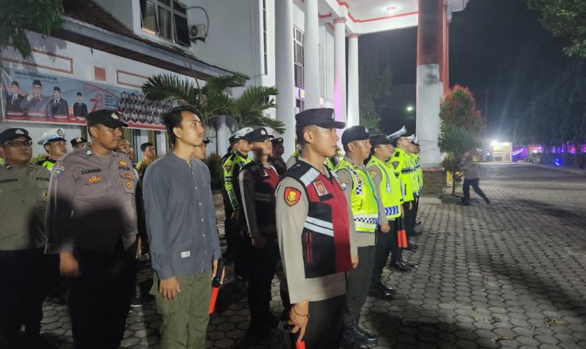 Cipta Kondisi Polres BS Gelar Patroli, Wujudkan Kondusifitas Kamtibmas   