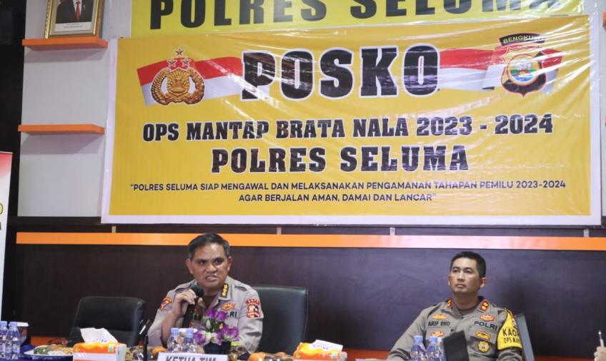 Polres Seluma Gelar Pelatihan Penggunaan Aplikasi DORS, EWS dan SOT Mabes Polri