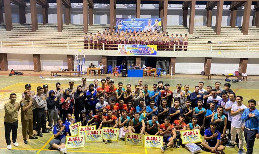 Turnamen Bola Voli Kapolresta Cup Antar Kecamatan Se Kota Bengkulu Sukses Digelar