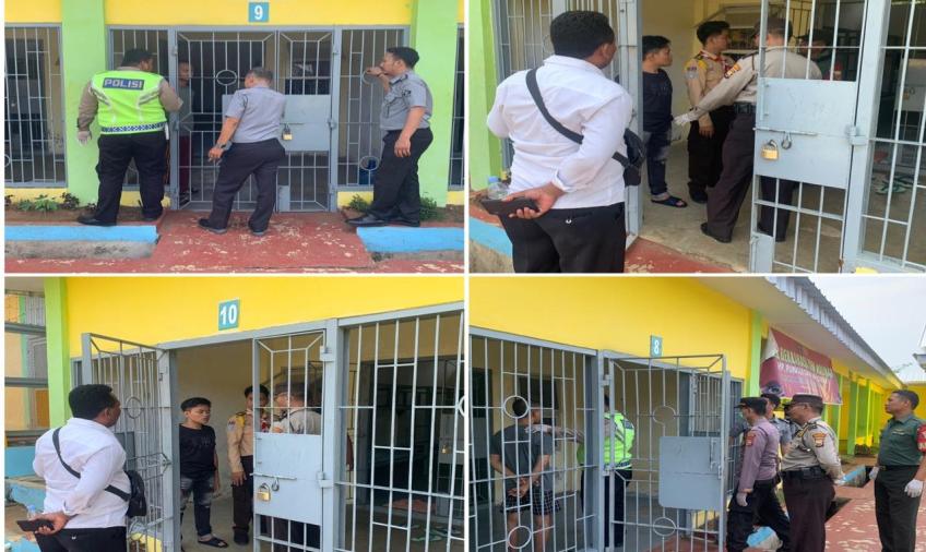 Polsek Muara Bangkahulu Monitoring Razia di LPKA Kelas II Bentiring 