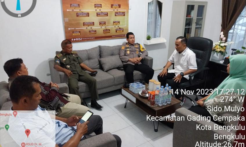 Kapolresta Bengkulu dan Bawaslu Bahas APK 