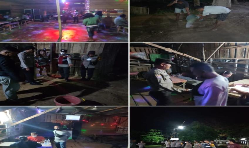 KRYD,  Personel Polsek Kampung Melayu Sambangi Warung Tuak