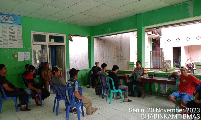 Problem Solving, Bhabinkamtibmas Damaikan Perkara Memasuki Pekarangan Rumah Orang Tanpa Izin