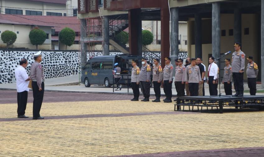 Pimpin Apel Pagi, Ini Arahan Kabid Dokkes Polda Bengkulu