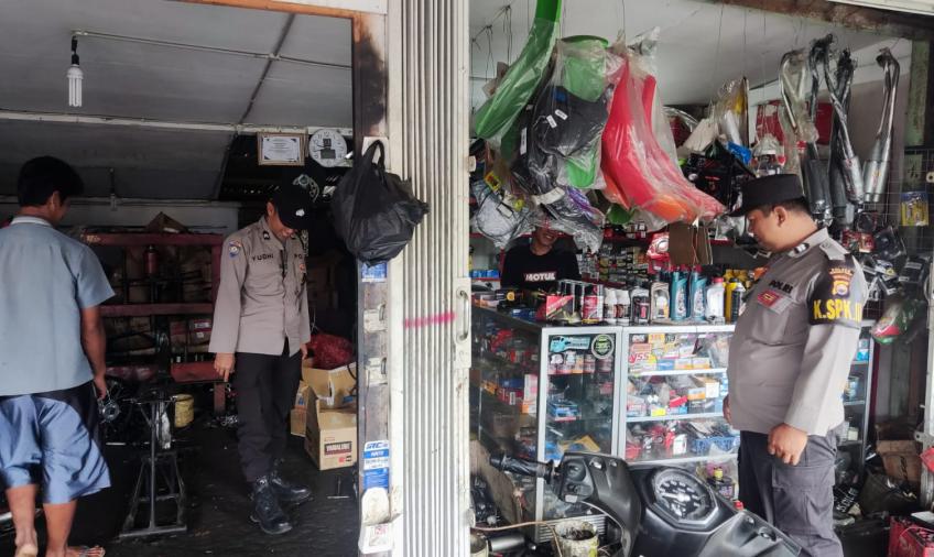  Polsek Padang Jaya Berikan Himbauan Larangan Pemakaian Knalpot Brong