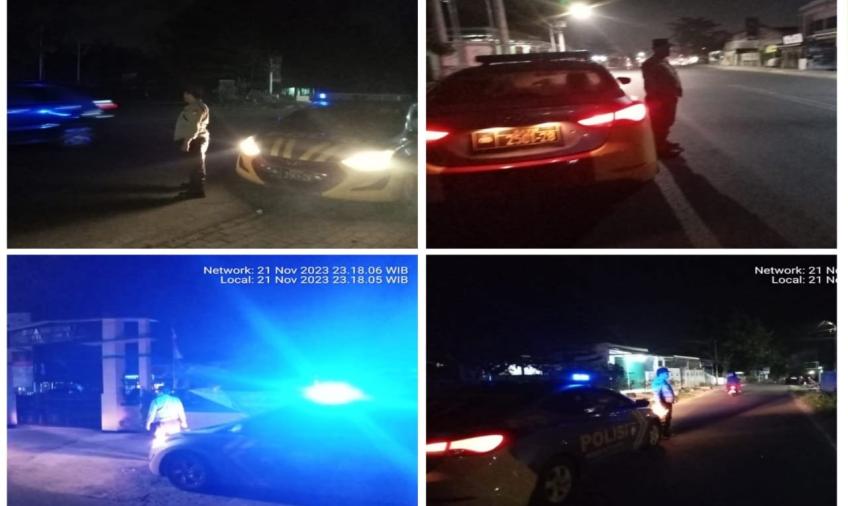 Polsek Ratu Agung Patroli Rutin Berikan Rasa Aman dan Cegah Tindak Pidana 3C
