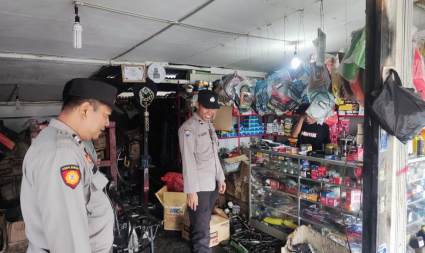 Polsek Padang Jaya Berikan Imbauan Larangan Pemakaian Knalpot Brong