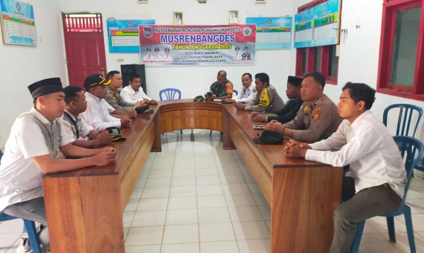 Cooling System, Polsek Ketahun Sambangi Perangkat Desa Binaan