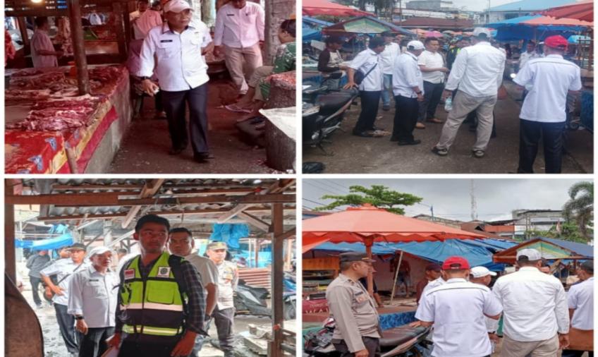 Personel Polsek Gading Cempaka Pantau dan Lakukan Pengamanan Kegiatan Survei Pasar Panorama