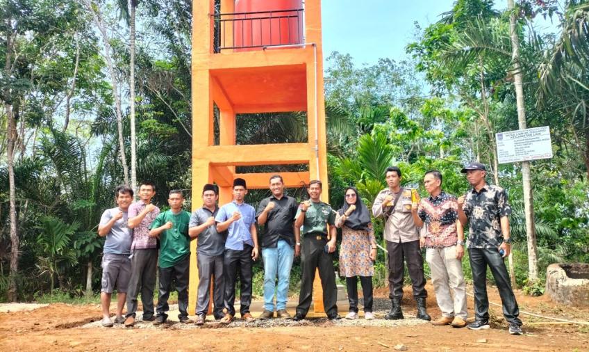 Awasi Pembangunan Desa, Bhabinkamtibmas Polsek Lais Laksanakan Monitoring dan Evaluasi