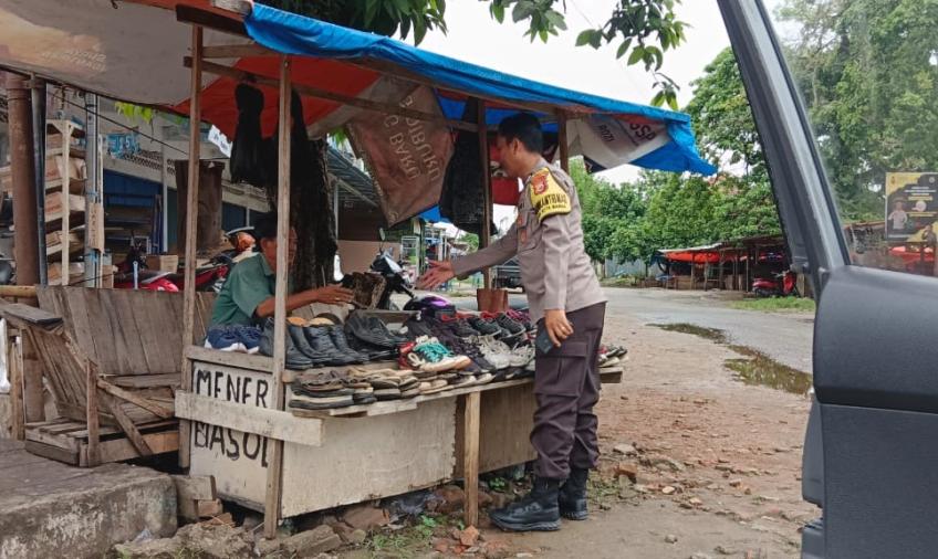 Menjelang Masa Kampanye Pemilu Serentak Tahun 2024 , Bhabinkamtibmas Polsek Kota Manna Cipkon Sitkamtibmas yang Kondusif