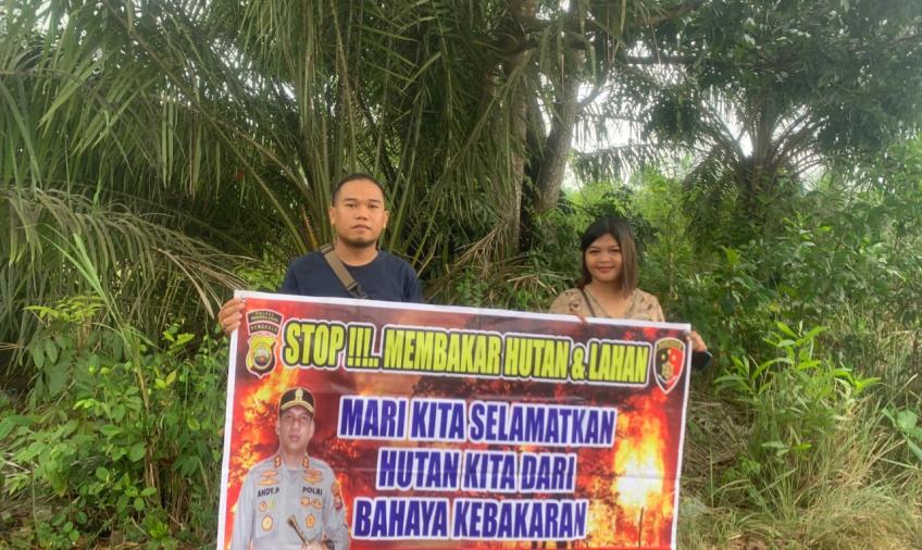 Antisipasi Kebakaran Lahan Dan Hutan, Polsek Ketahun Lakukan Sosialisasi Karhutla