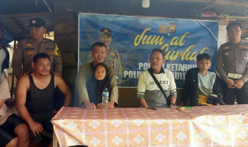 Jumat Curhat, Polsek Ketahun Dengar Aspirasi Warga
