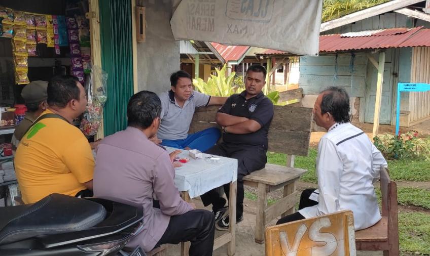 Sambangi Warga Binaan, Bhabinkamtibmas Polsek Padang Jaya Sampaikan Himbauan Kamtibmas