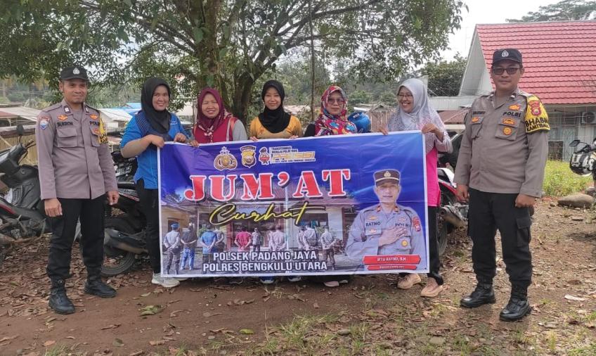 Jumat Curhat Polsek Padang Jaya, Memahami dan Menyelesaikan Keluhan Warga