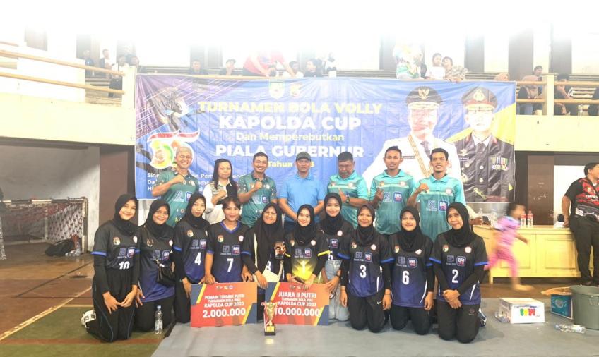 Tim Voli Putri Mukomuko Juara 2 Pada Turnamen Voli Kapolda Cup 2023