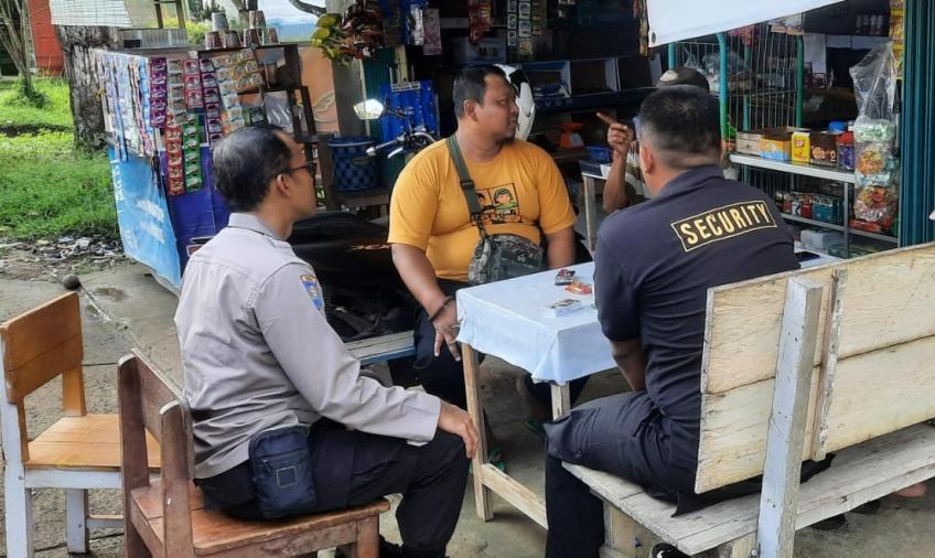 Silaturahmi, Kanit Binmas Polsek Padang Jaya Terus di Upayakan Lewat “Minggu Kasih”