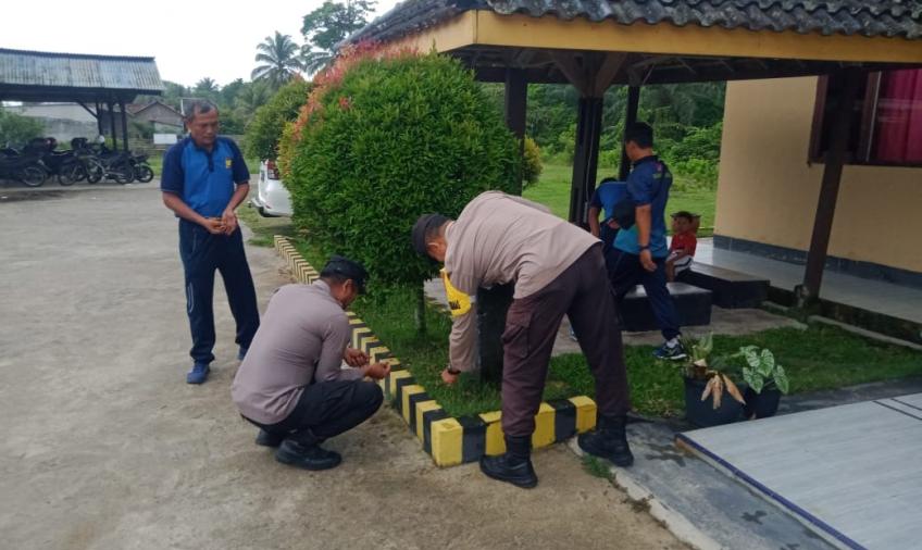 Tingkatkan Kedisiplinan, Polsek Kaur Tengah Laksankan Kurve Mako di Seputaran Kantor 